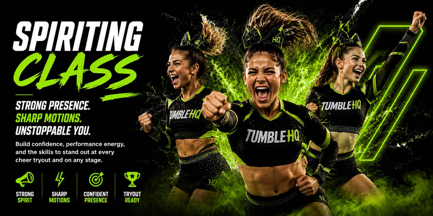 Spiriting class at Tumble HQ
